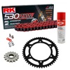 Sprockets & Chain Kit RK 530 ZXW Red TRIUMPH Speed Triple 1050 12-15
