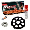 Sprockets & Chain Kit RK 520 ZXW Orange KTM Duke 125 11-13
