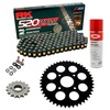 Kit de Arrastre RK 520 ZXW Super Reforzado NEGRO/ORO KTM Duke 125 11-13
