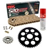 Sprockets & Chain Kit RK 520 ZXW Gold KTM Duke 125 11-13