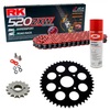 Kit de Arrastre RK 520 ZXW Super Reforzado ROJO KTM Duke 125 11-13