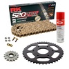 Sprockets & Chain Kit RK 520 ZXW Gold KTM Duke 125 14-23