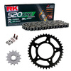 Kit de Arrastre RK 520 XRE Reforzado  GRIS ACERO SUZUKI GS 500 E 94-98