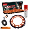 KTM Duke 790 18-26 Power Kit Front Sprocket Rear DUAL Sprocket Super Reinforced Chain Orange Twinstar Free cleaning spray!