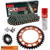 KTM Duke 790 18-26 Power Kit Front Sprocket Rear DUAL Sprocket Super Reinforced Chain Black Twinstar  Free cleaning spray!