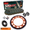 KTM DUKE 890 2020-24 Power Kit Front Sprocket Rear DUAL Sprocket Super Reinforced Chain Black Twinstar Free Riveter Tool!