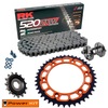POWER KIT KTM 690 SM 08-09 Piñon Engomado Corona Mixta Cadena Super Reforzada Gris Twinstar Remachadora Gratis!