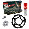 Sprockets & Chain Kit RK 520 ZXW Black/Gold SUZUKI GS 500 E 88-93