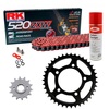 Sprockets & Chain Kit RK 520 ZXW Red SUZUKI GS 500 E 99-07