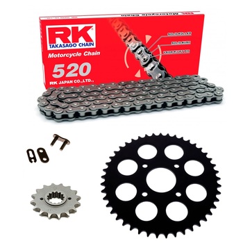 Sprockets & Chain Kit RK 520 KTM Duke 125 11-13 Standard