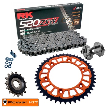 KTM 890 Adventure 21-25 Power Kit Hypersport Reinforced Chain Kit 520 ZXW GREY Twinstar FREE RIVETER!!