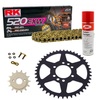 Kit de Arrastre RK 520 EXW ORO SUZUKI LTZ 400 Quadsport 03-08 Limpiador Gratis