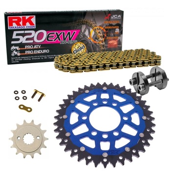 SUZUKI LTZ 400 Quadsport 03-08 Power Kit Reinforced Pro ATV DUAL Blue Free Riveter!!