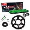Kit de Arrastre RK 520 ZXW Super Reforzado VERDE KAWASAKI Versys 650 KLE 07-25 Remachadora Gratis!