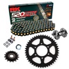 Kit de Arrastre RK 520 ZXW Super Reforzado NEGRO/ORO KAWASAKI ER-6 F 650 06-17 Remachadora Gratis!