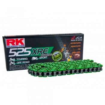 CADENA RK 525 XRE VERDE XW-RING