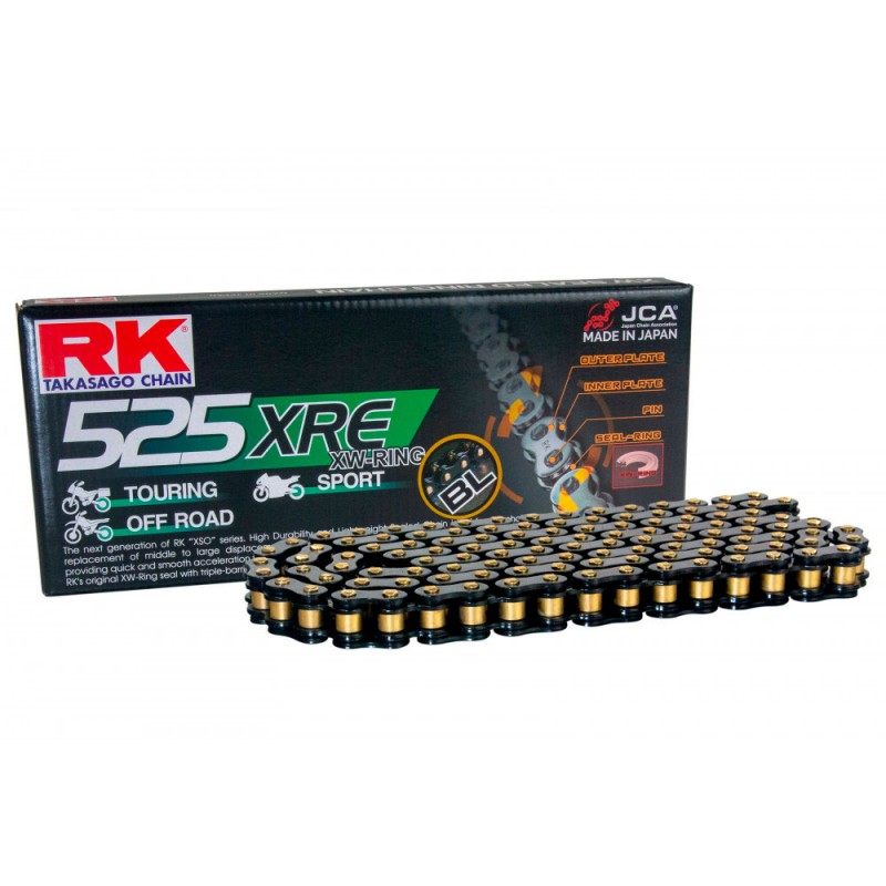 CADENA RK 525 XRE NEGRA XW-RING