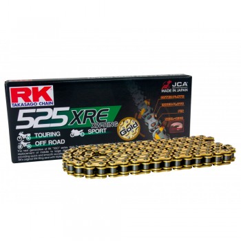 CADENA RK 525 XRE ORO XW-RING