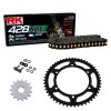 Sprockets & Chain Kit RK 428 XRE Black/Gold Reinforced BENELLI Leoncino 125 22-26