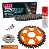 KTM Duke 125 14-23 Orange Power Kit Chain Kit 520 XRE Grey FREE CLEANING SPRAY!!