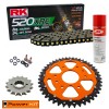 KTM Duke 125 14-23 Orange Power Kit Chain Kit 520 XRE Black/Gold FREE CLEANING SPRAY!!