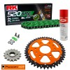 KTM Duke 125 14-23 Orange Power Kit Chain Kit 520 XRE  Green FREE CLEANING SPRAY!!