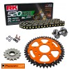 KTM Duke 125 14-23 Orange Power Kit Chain Kit 520 XRE Black/Gold FREE RIVETER!!