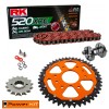 KTM Duke 125 14-23 Orange Power Kit Chain Kit 520 XRE Red FREE RIVETER!!