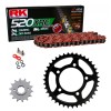Kit de Arrastre RK 520 XRE Reforzado  NARANJA SUZUKI GS 500 E 99-07