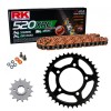 Kit de Arrastre RK 520 XRE Reforzado  NARANJA SUZUKI GS 500 F 04-10