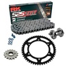 Kit de Arrastre RK 525 ZXW Super Reforzado GRIS ACERO BENELLI Leoncino 500 Trail 19-26 Remachadora Gratis!