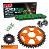 KTM Duke 390 13-23 Power Kit Chain 520 XRE GREEN FREE RIVETER!!