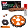 KTM Adventure 390 2020-2025 Power Kit Chain 520 XRE ORANGE FREE CLEANING SPRAY!!