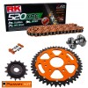 Kit de Arrastre  KTM Adventure 390 2020-2025 Power Kit 520 XRE NARANJA REMACHADORA GRATIS!!