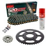 Sprockets & Chain Kit RK 520 ZXW Black/Gold KTM Duke 390 13-23