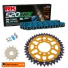 SUZUKI LTZ 400 Quadsport 03-08  Colours Power Kit Chain Kit Blue Dual Sprocket Gold