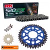 SUZUKI LTZ 400 Quadsport 03-08  Colours Power Kit Chain Kit Grey Dual Sprocket Blue