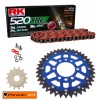 SUZUKI LTZ 400 Quadsport 03-08  Colours Power Kit Chain Kit Red Dual Sprocket Blue