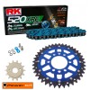 SUZUKI LTZ 400 Quadsport 03-08  Colours Power Kit Chain Kit Blue Dual Sprocket Blue