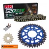 SUZUKI LTZ 400 Quadsport 03-08  Colours Power Kit Chain Kit Black Dual Sprocket Blue