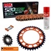 KTM DUKE 890 2020-24 Orange Power Kit Chain 520 XRE Twinstar FREE CLEANING SPRAY!!