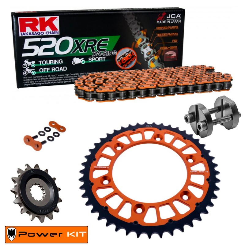 Kit de Arrastre  KTM 790 Adventure 19-25 Power Kit 520 XRE Naranja Twinstar REMACHADORA GRATIS!!