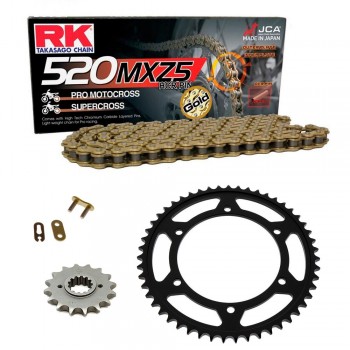Sprockets & Chain Kit RK 520 MXZ5 Gold BETA RR 390 15-24