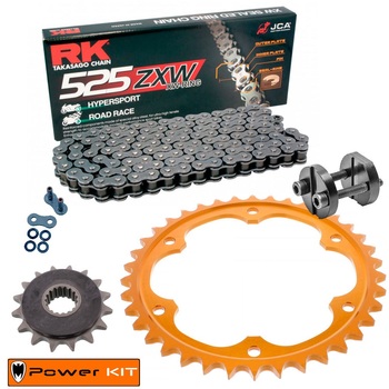 Kit de Arrastre KTM Super Duke R 1390 24-26 Power Kit Super Reforzado 525 ZXW GRIS  REMACHADORA GRATIS!!
