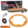 KTM Super Duke R 1390 24-26 Power Kit Hypersport Reinforced Chain Kit 525 ZXW ORANGE FREE RIVETER!!