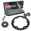 Kit de Arrastre RK 525 ZXW Super Reforzado GRIS ACERO KTM Super Duke R 1390 24-26 Remachadora Gratis!