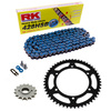 Sprockets & Chain Kit RK 428HSB Blue BRIXTON Rayburn 125 20-24