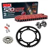 Kit de Arrastre RK 520 ZXW Super Reforzado ROJO BRIXTON Cromwell 250 20-24 Remachadora Gratis!