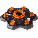 Sprocket Carrier and Nuts KTM 1290 SUPERDUKE R - Black