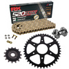 Sprockets & Chain Kit RK 520 ZXW Gold KTM RC 390 22-25 Free Riveter